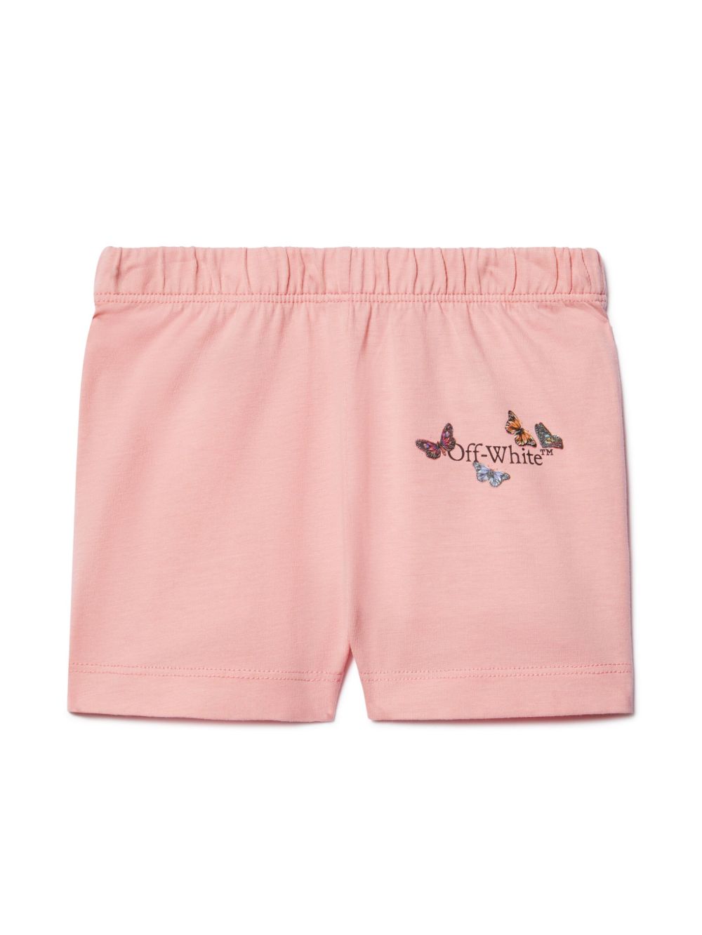Off-White Kids Butterfly 短裤 - 粉色