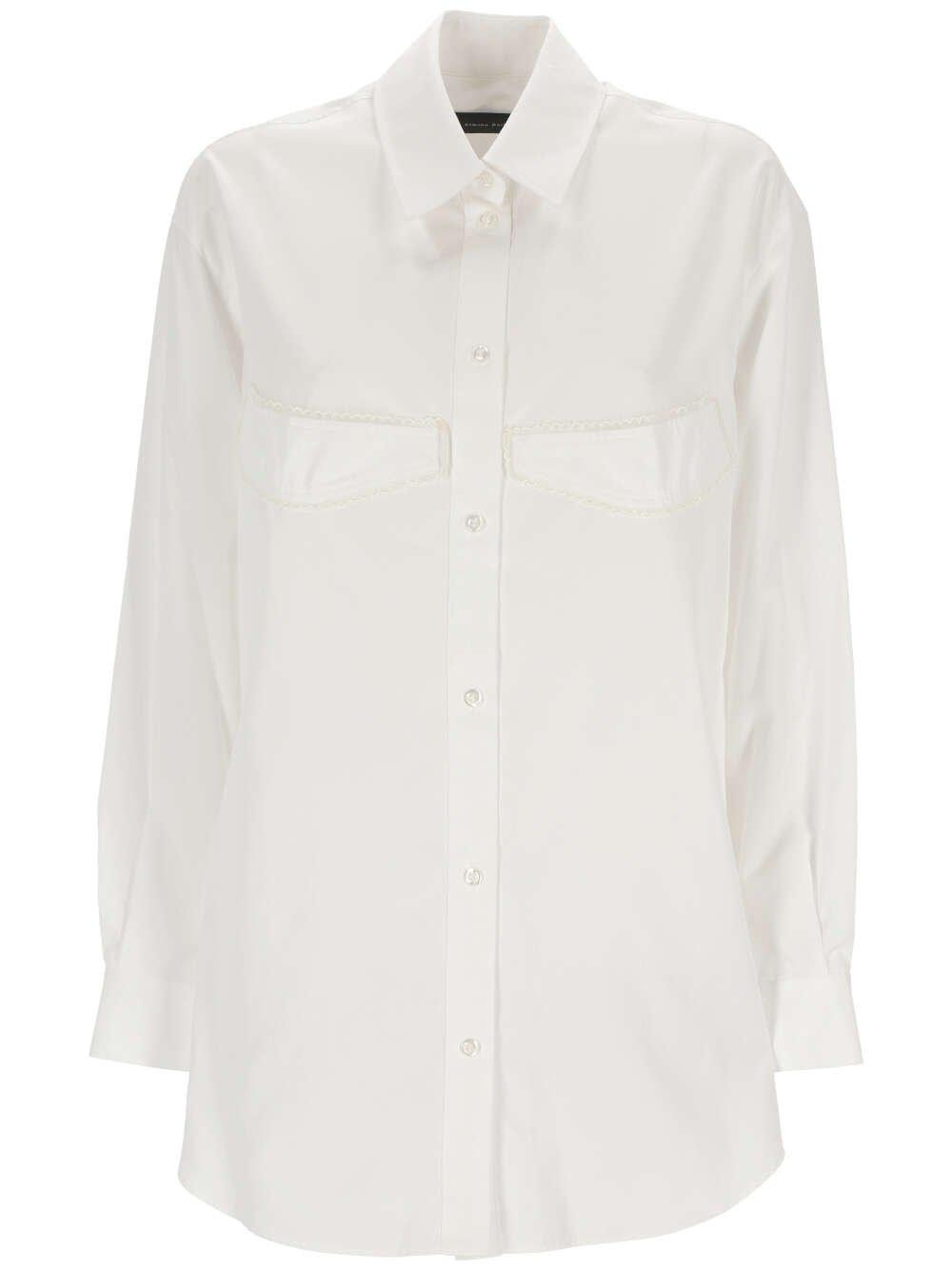 Simone Rocha 贴花细节长袖系扣衬衫