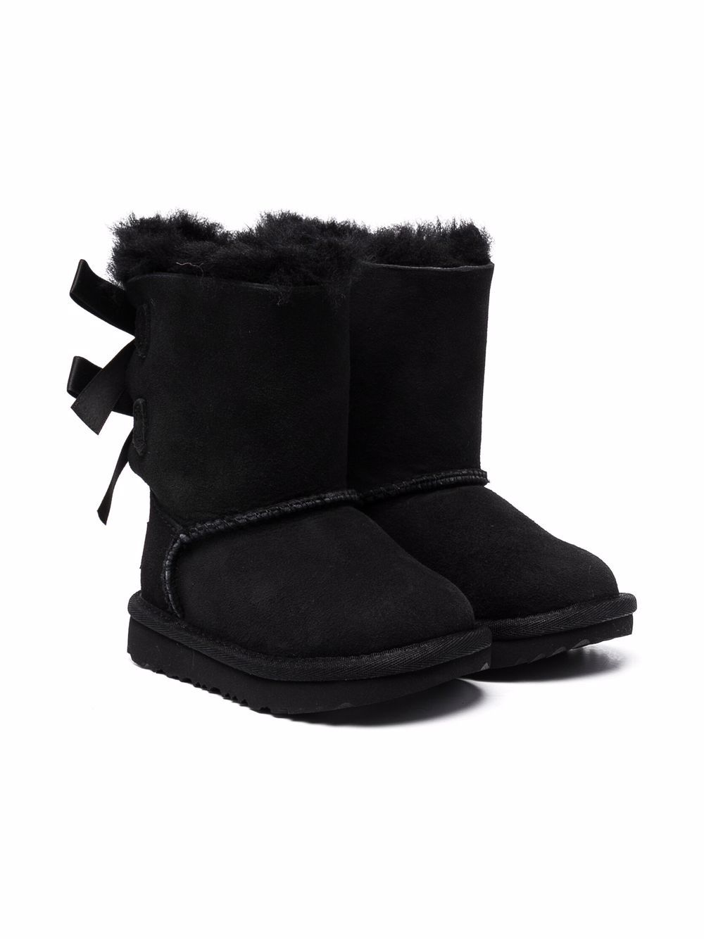 UGG Kids Bailey Bow II 短靴 - 黑色