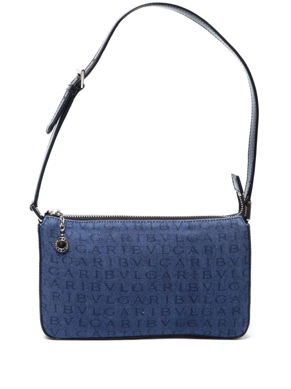 Bvlgari Pre-Owned Logomania 单肩包 - 蓝色