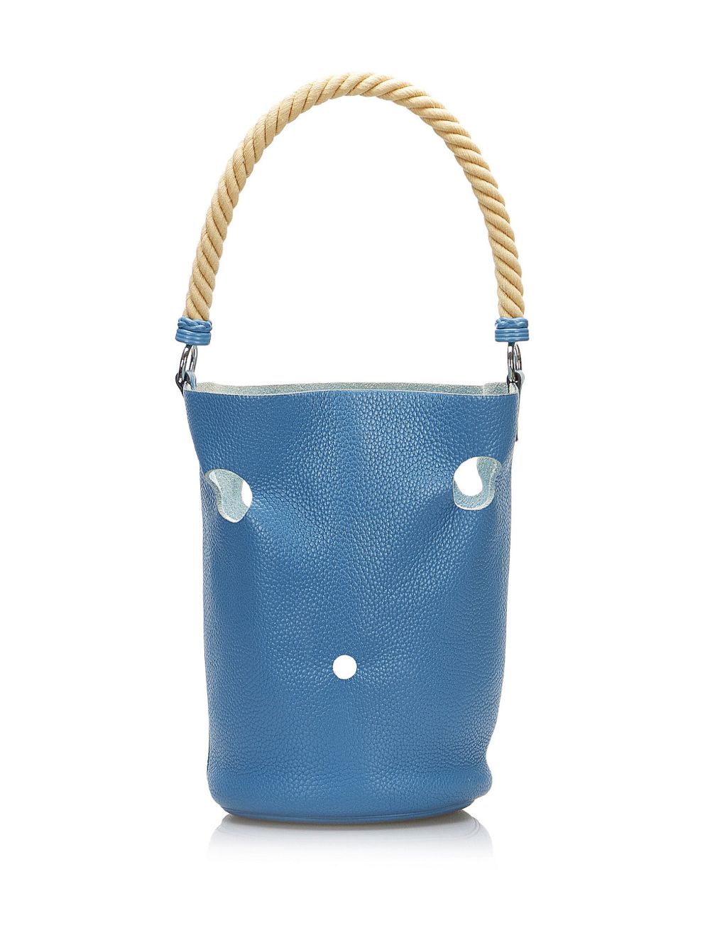 Hermès Pre-Owned Clemence Mangeoire PM 水桶包（2005年典藏款） - 蓝色