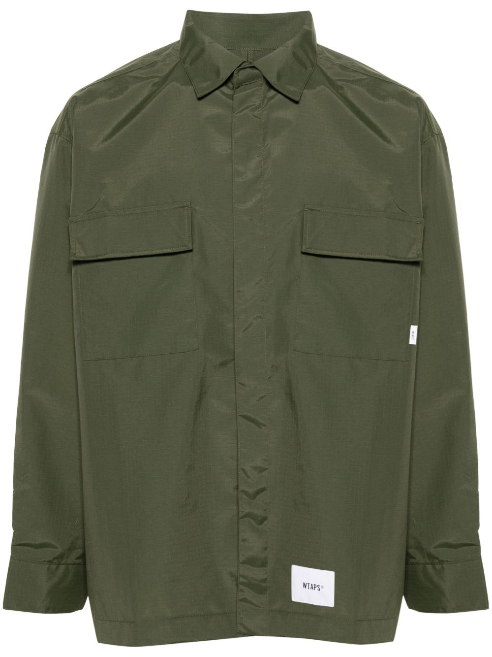 WTAPS 08 排扣衬衫 - 绿色