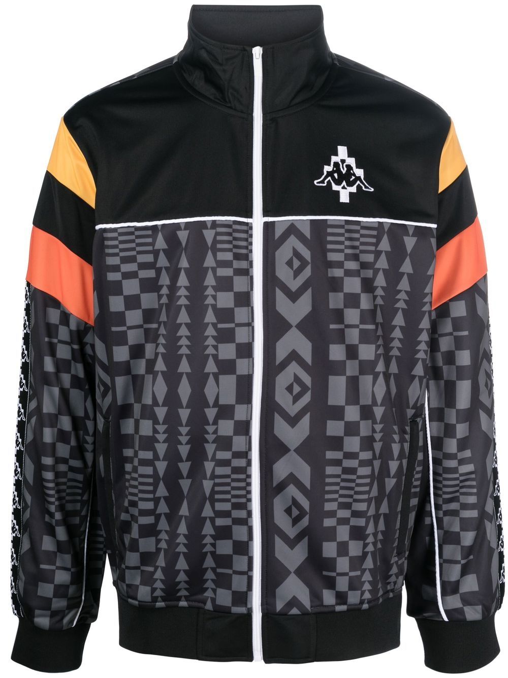 Marcelo Burlon County of Milan xKAPPA 标贴夹克 - 黑色