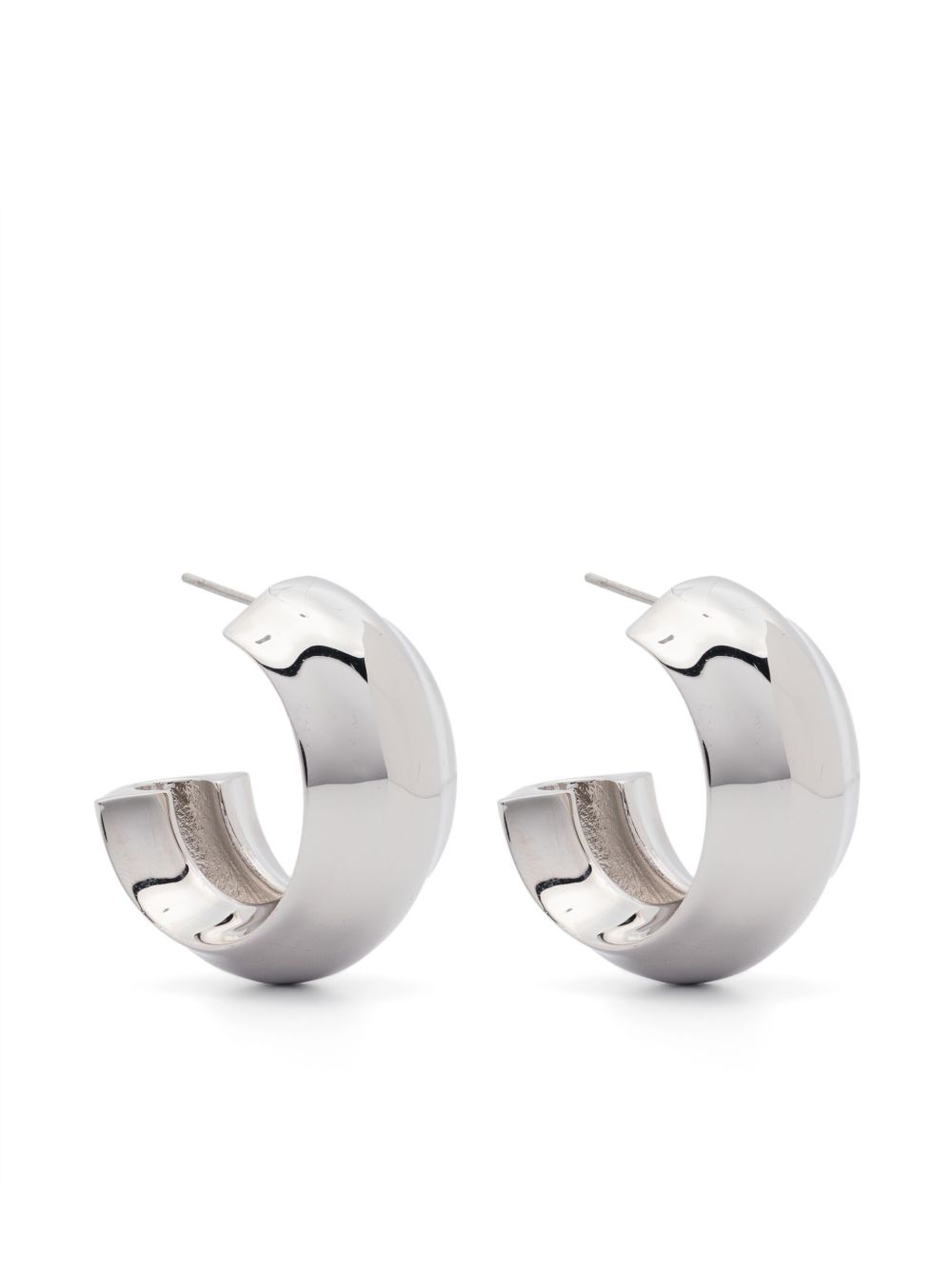 Eddie Borgo Ripple earrings - 银色