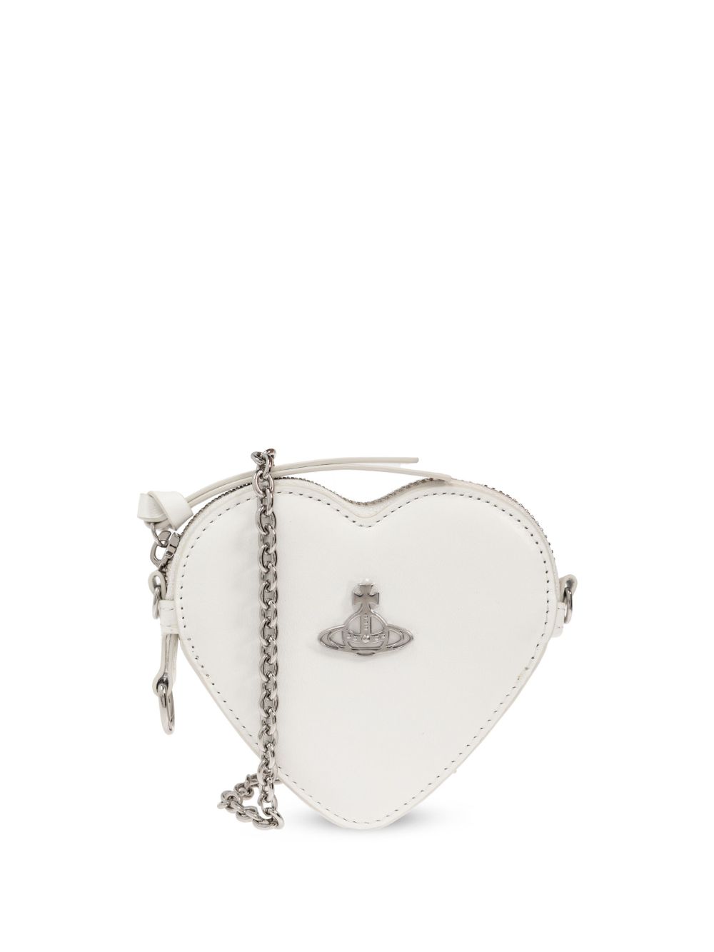Vivienne Westwood 心形迷你包 - 白色