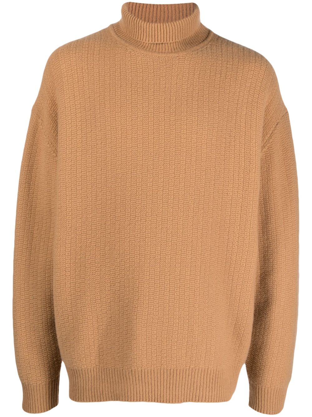Filippa K 结构感设计高领毛衣 - 褐色