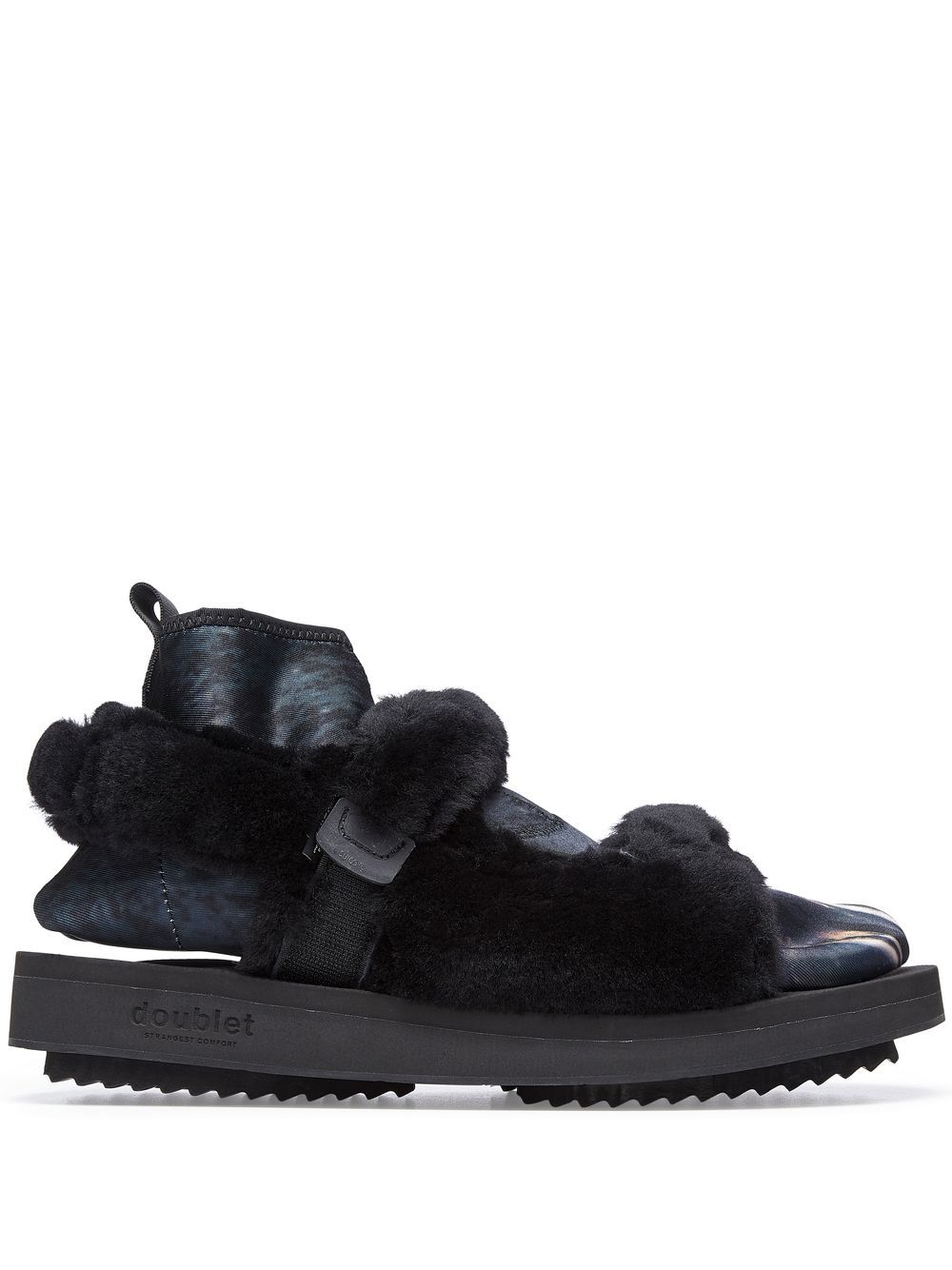 Doublet x Suicoke WAS-5abDB-F 凉鞋 - 黑色