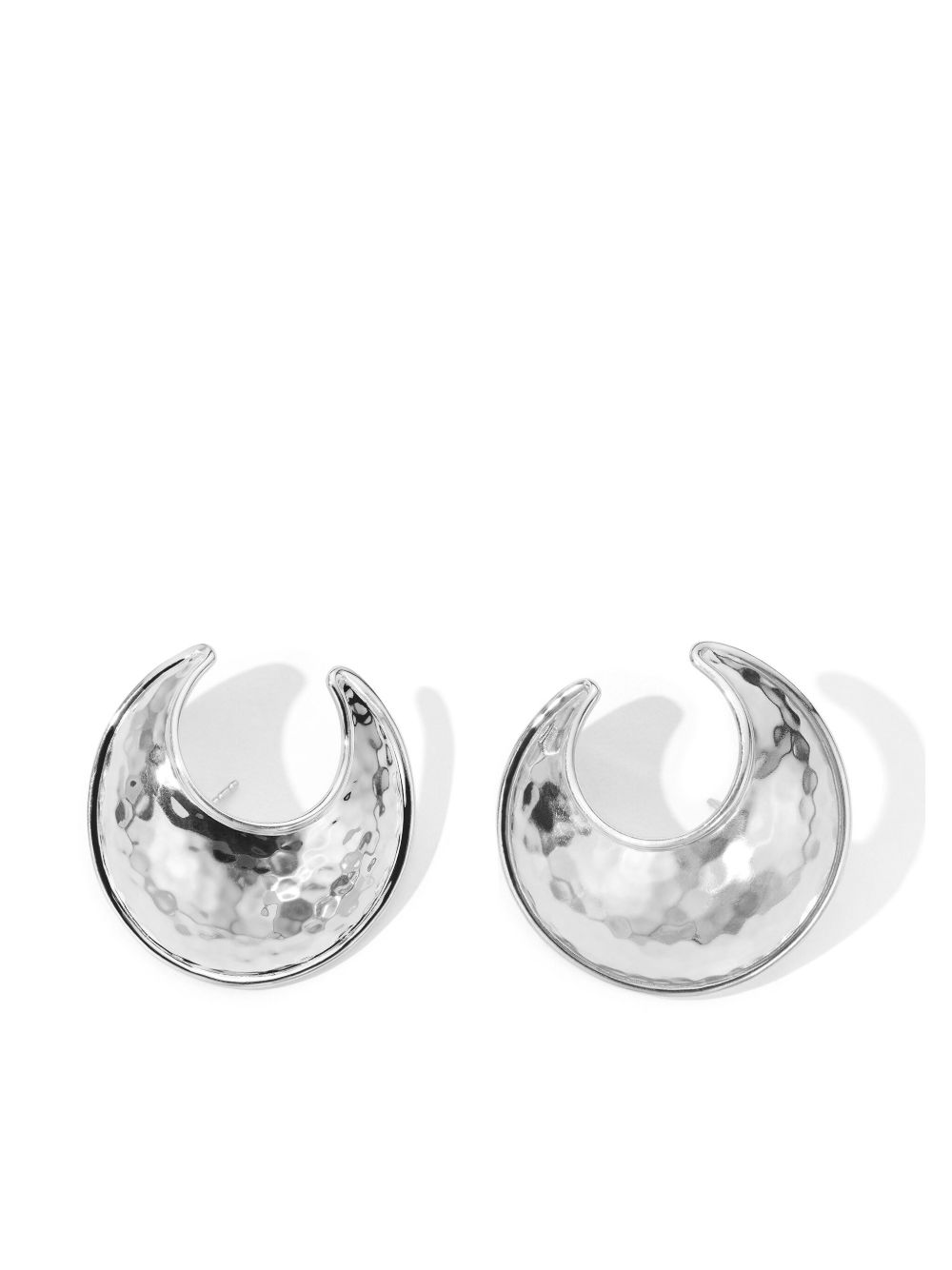 IPPOLITA Classico Crescent 纯银大号耳环 - 银色