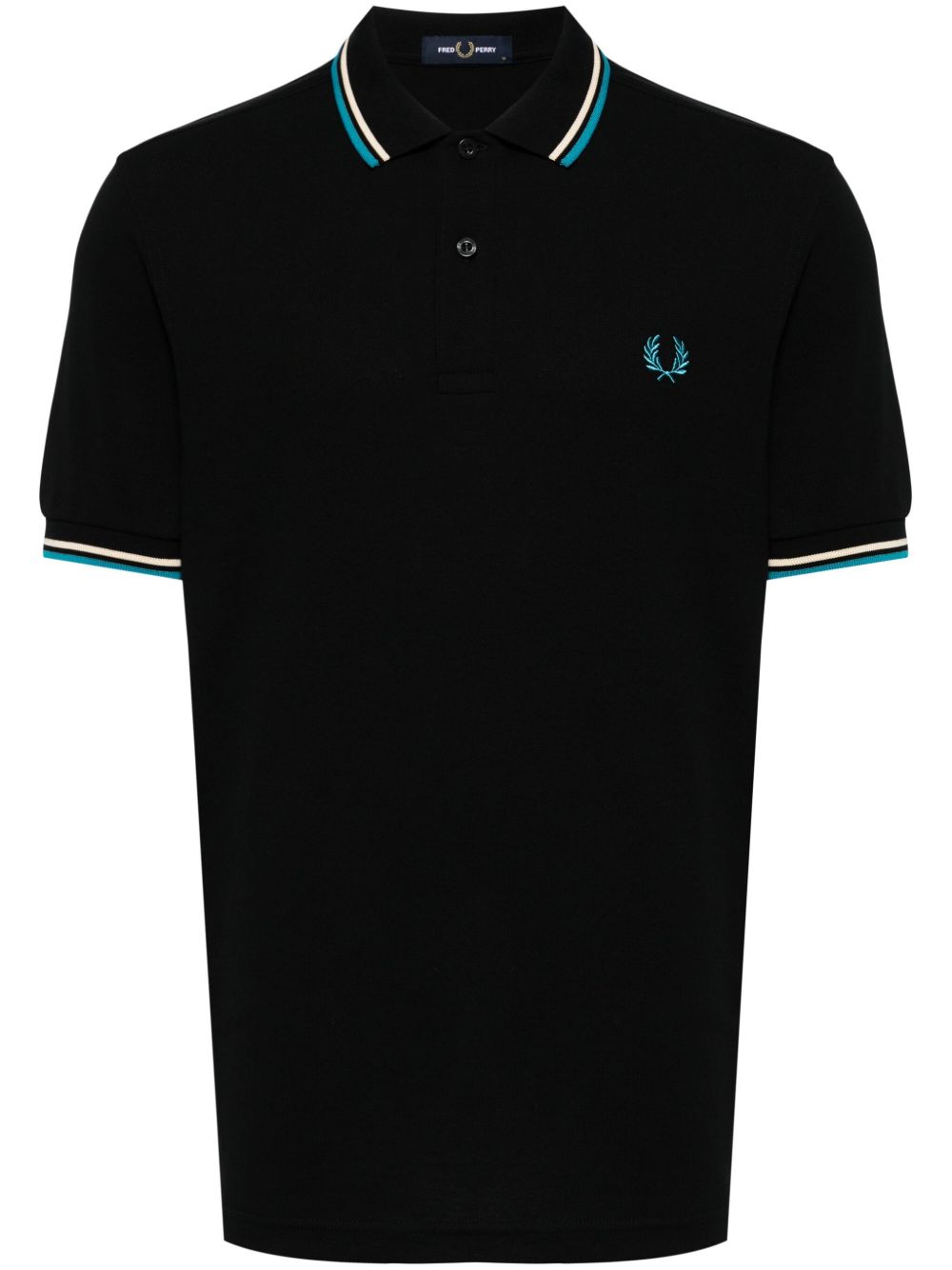 Fred Perry Twin Tipped polo衫 - 黑色