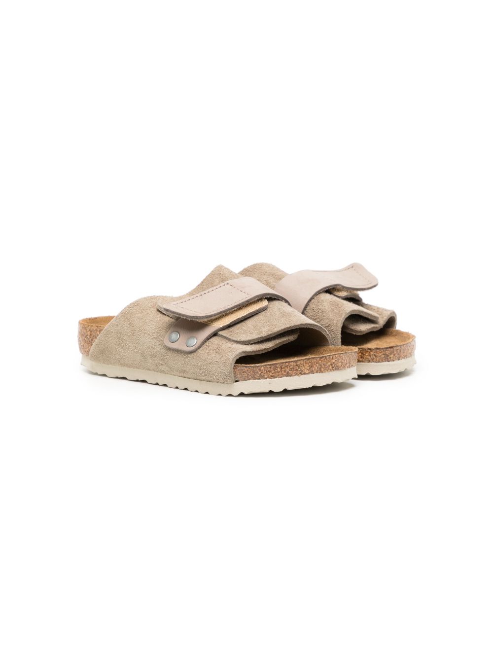 Birkenstock Kids Kyoto 魔术贴凉鞋 - 中性色