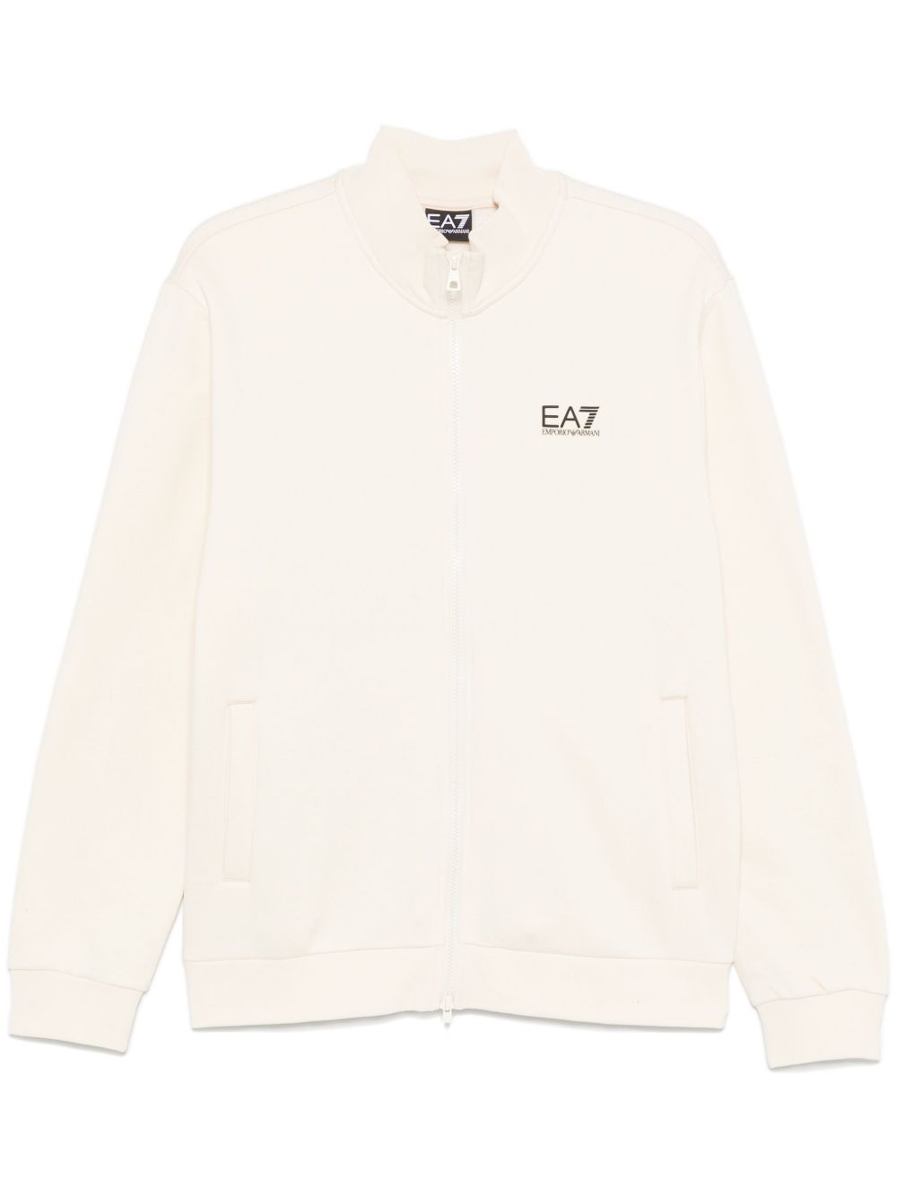 Ea7 Emporio Armani 橡胶logo棉卫衣 - 中性色