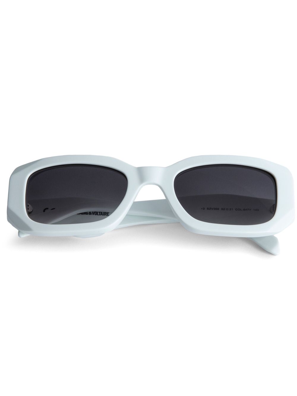Zadig&Voltaire ZV23H3 长方形镜框太阳眼镜 - 白色