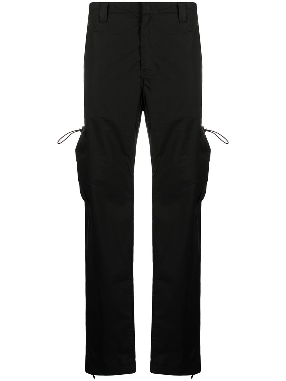 Marcelo Burlon County of Milan logo刺绣工装裤 - 黑色