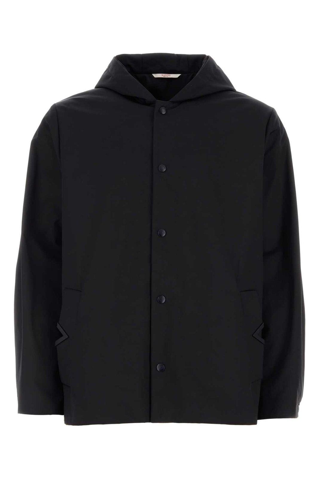 Valentino Buttoned Long-sleeved Jacket