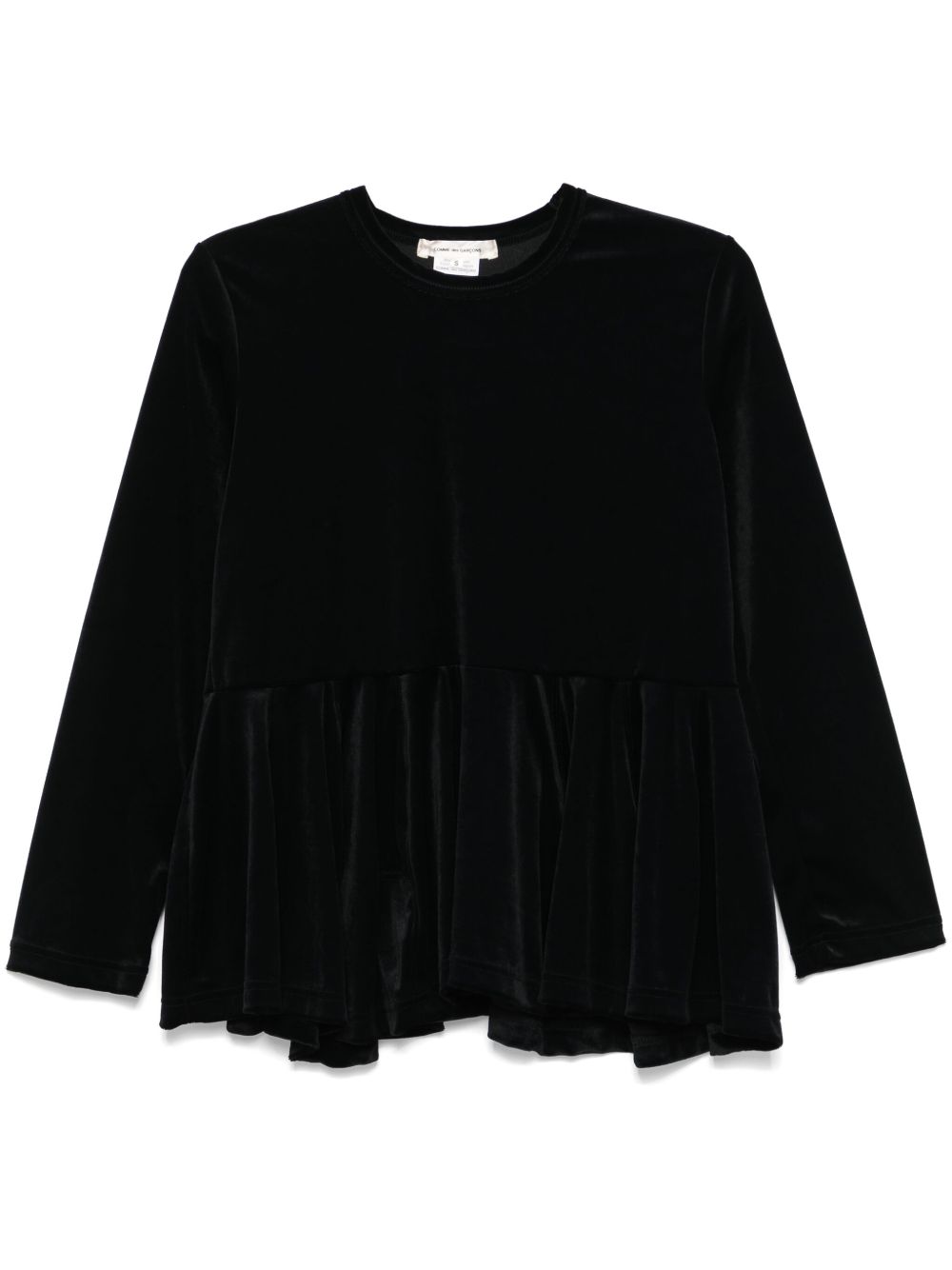 Comme Des Garçons Comme Des Garçons 束腰伞摆上衣 - 黑色