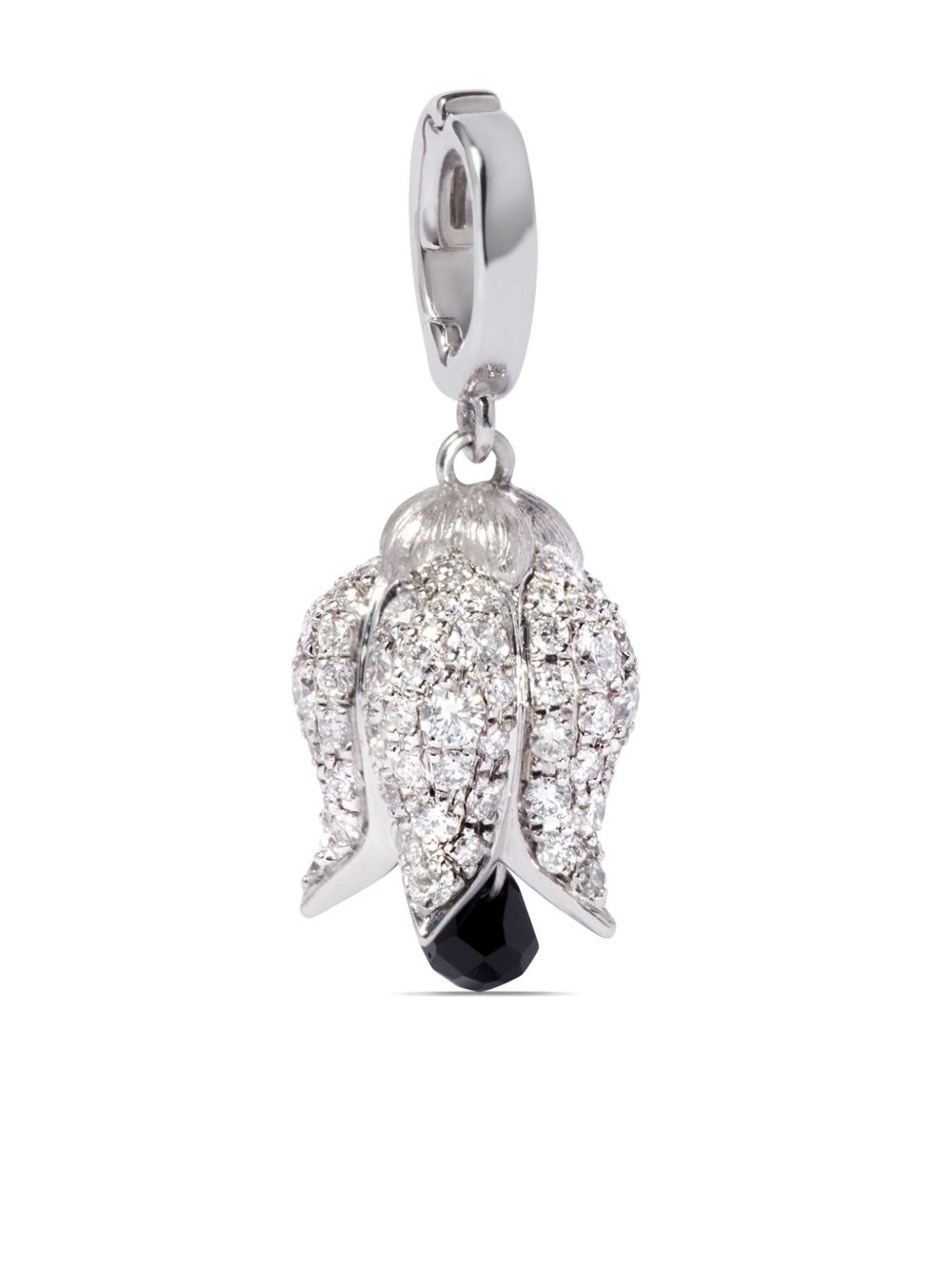 Annoushka 18K白金 Tulips 钻石吊坠 - 银色