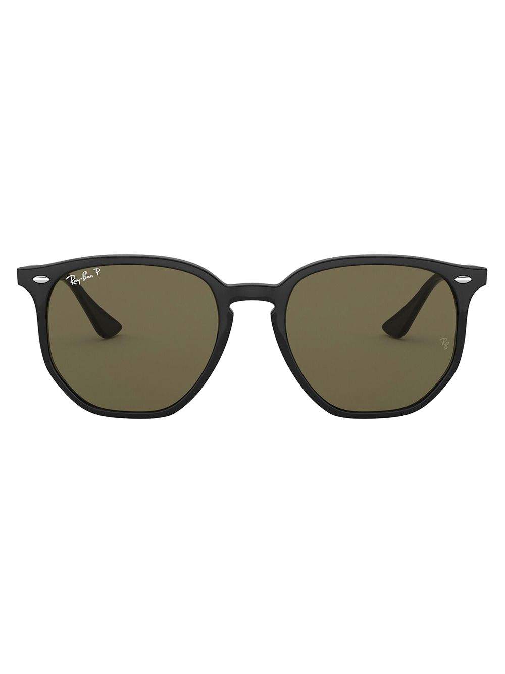 Ray-Ban 有色镜片几何镜框太阳眼镜 - 黑色