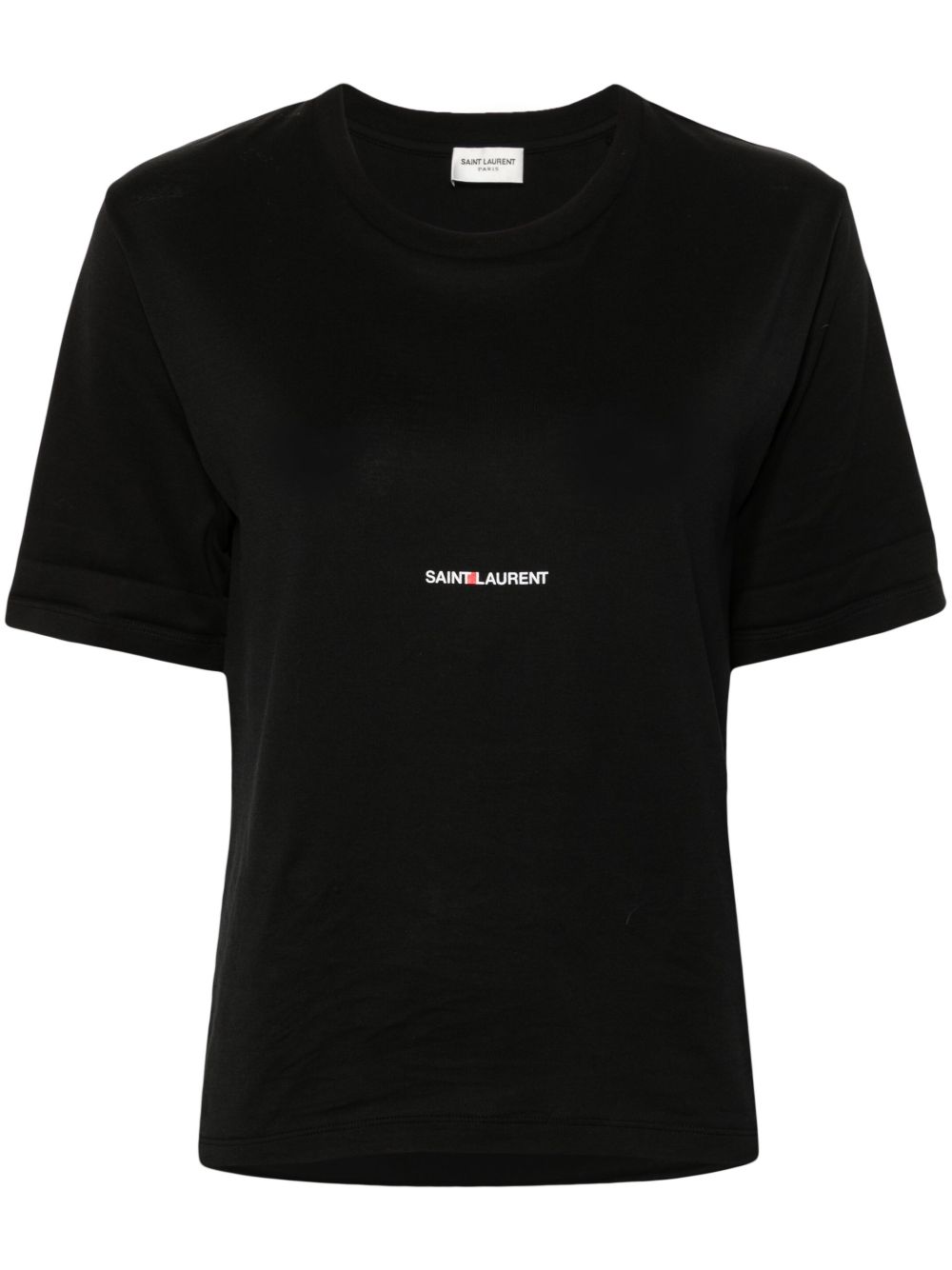 Saint Laurent logo印花T恤 - 黑色