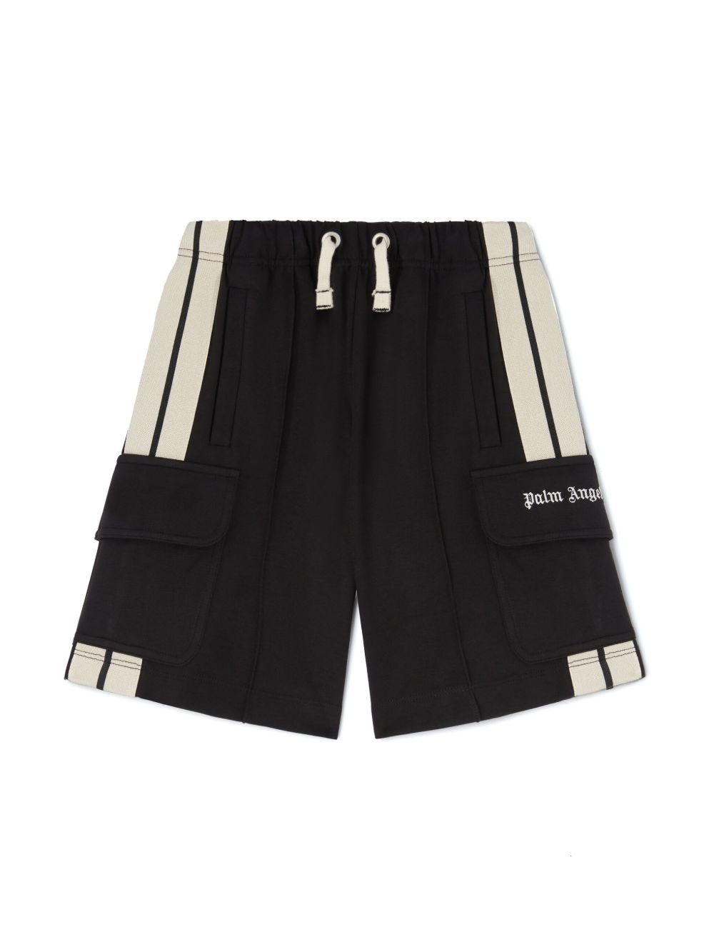 Palm Angels Kids New 工装短裤 - 黑色