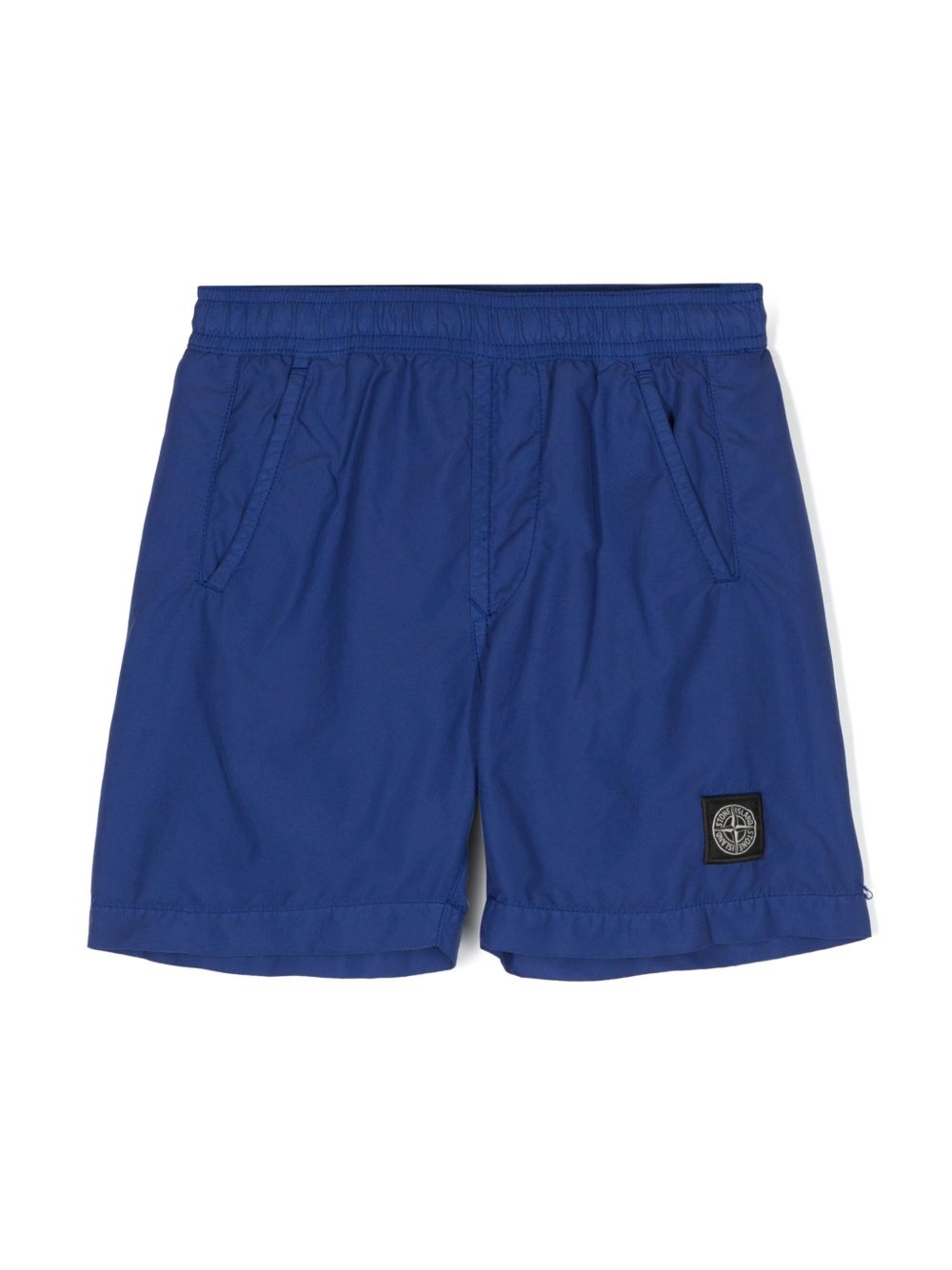 Stone Island Junior 罗盘图案泳裤 - 蓝色