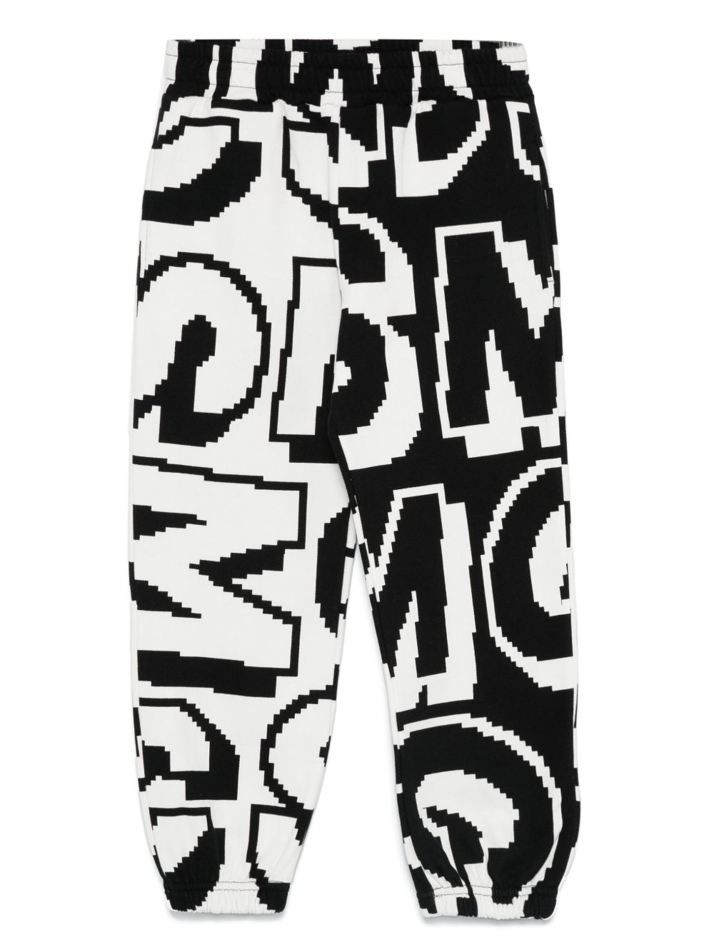 Stella McCartney Kids 经典logo印花运动裤 - 黑色