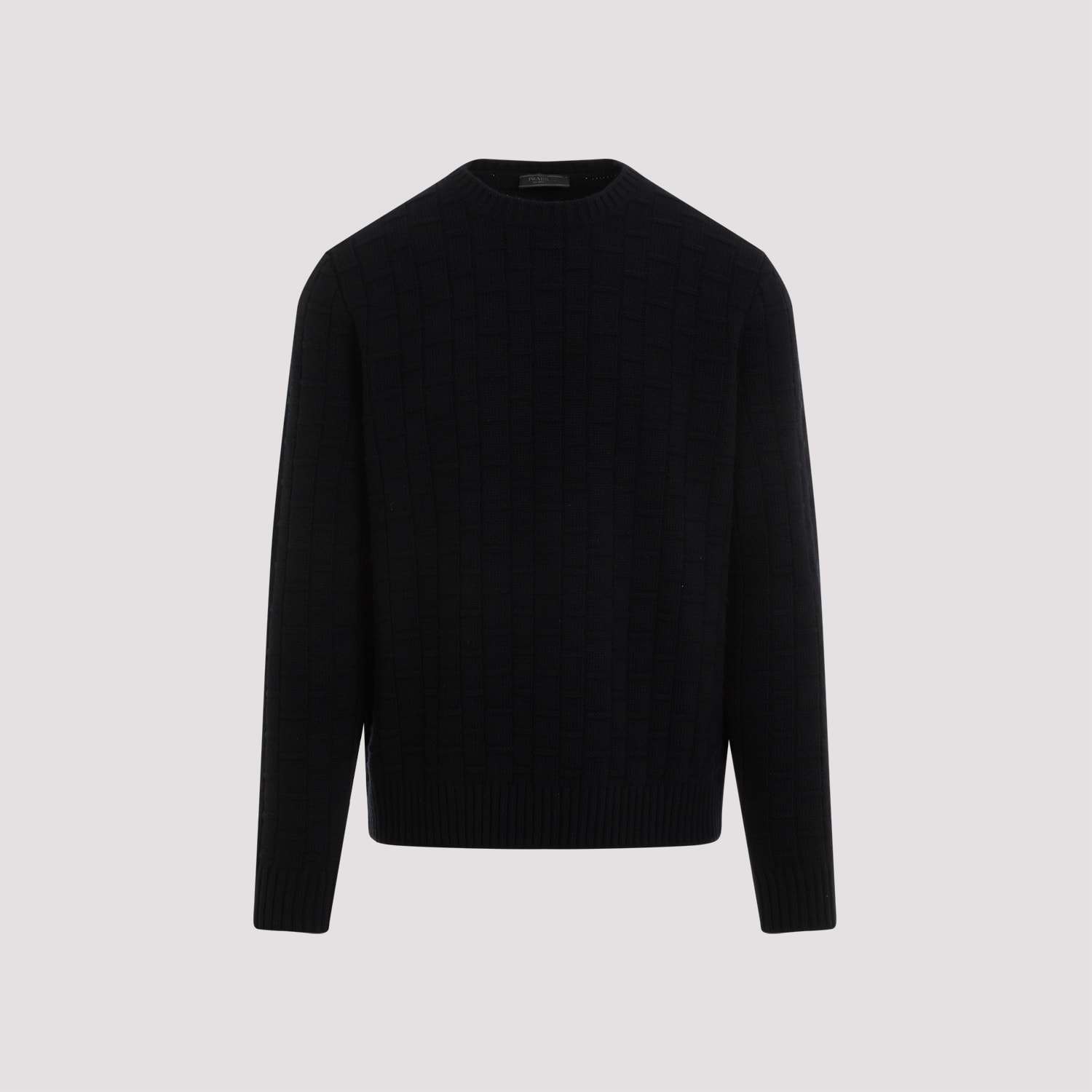 Prada Midnight Blue Wool Blend Sweater