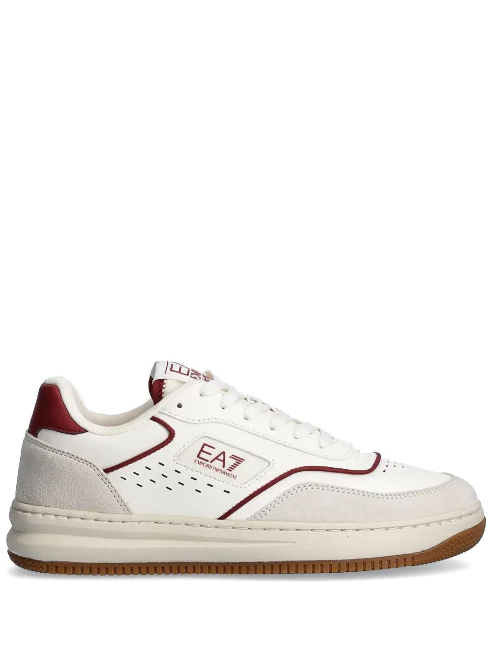Ea7 Emporio Armani logo印花运动鞋 - 白色