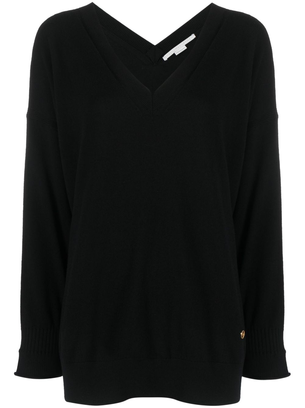 Stella McCartney Stella Iconics V领毛衣 - 黑色