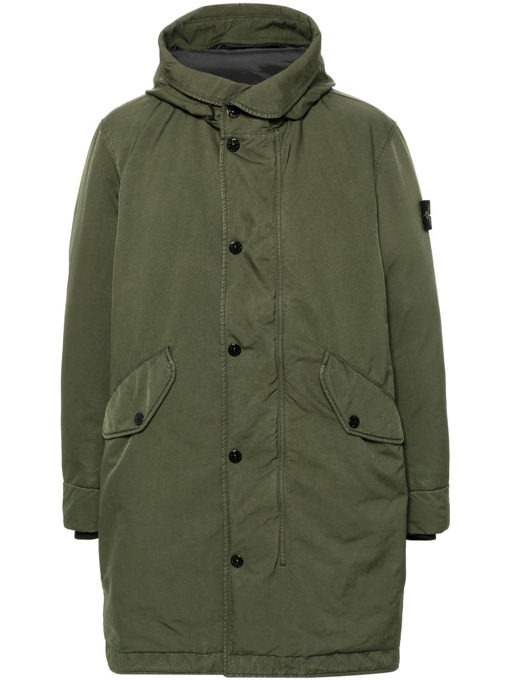 Stone Island 罗盘徽章外套 - 绿色