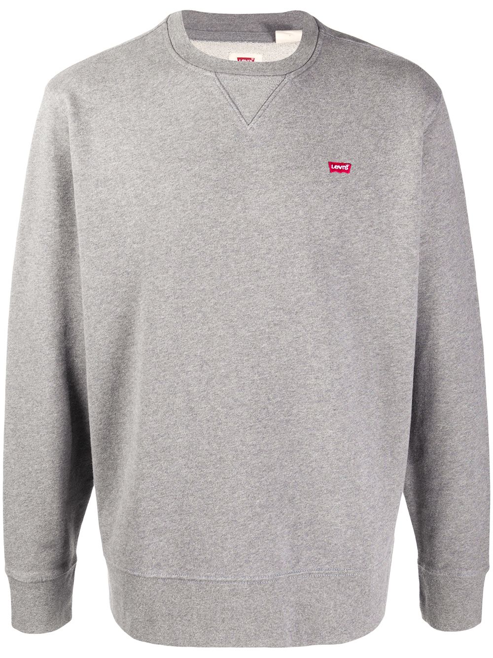 Levi's logo细节套头衫 - 灰色