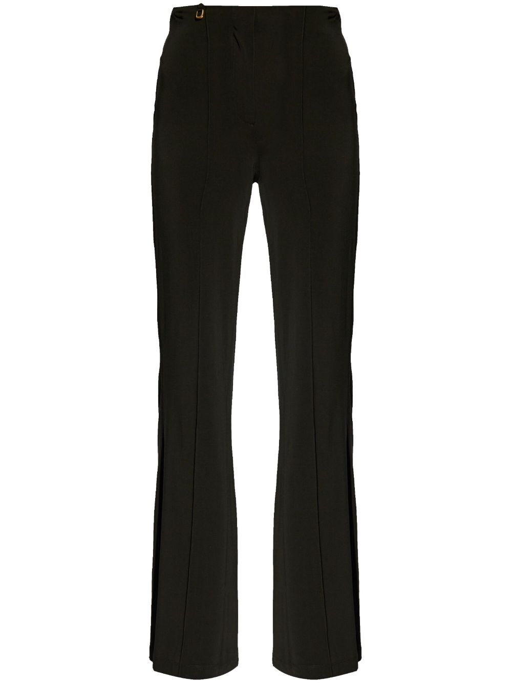 Jacquemus Le Pantalon Drapeado 喇叭裤 - 黑色