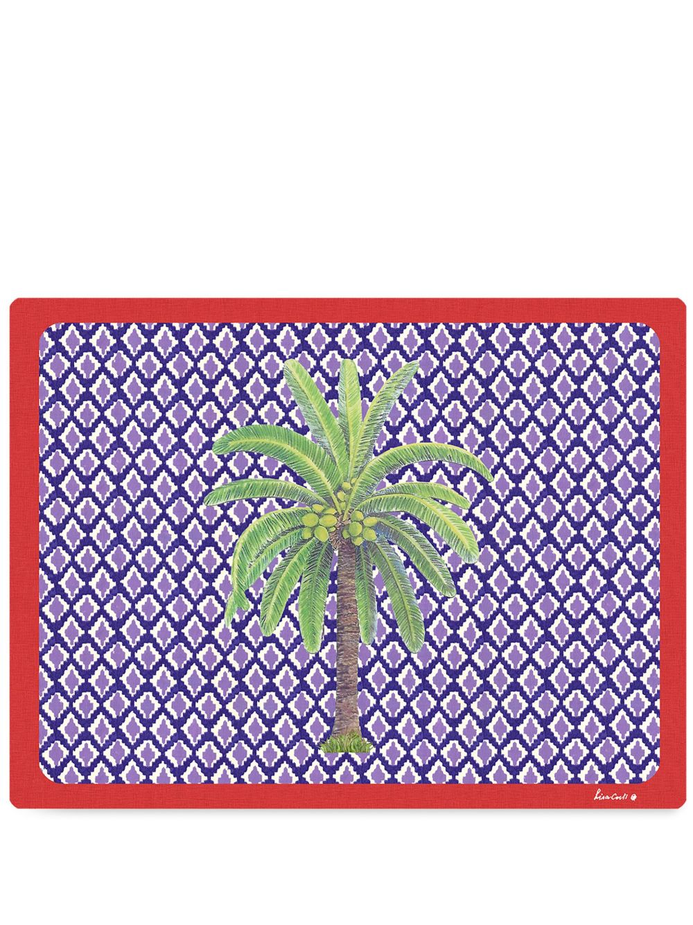 Lisa Corti Masonite rectangular placemat (set of two) - 蓝色