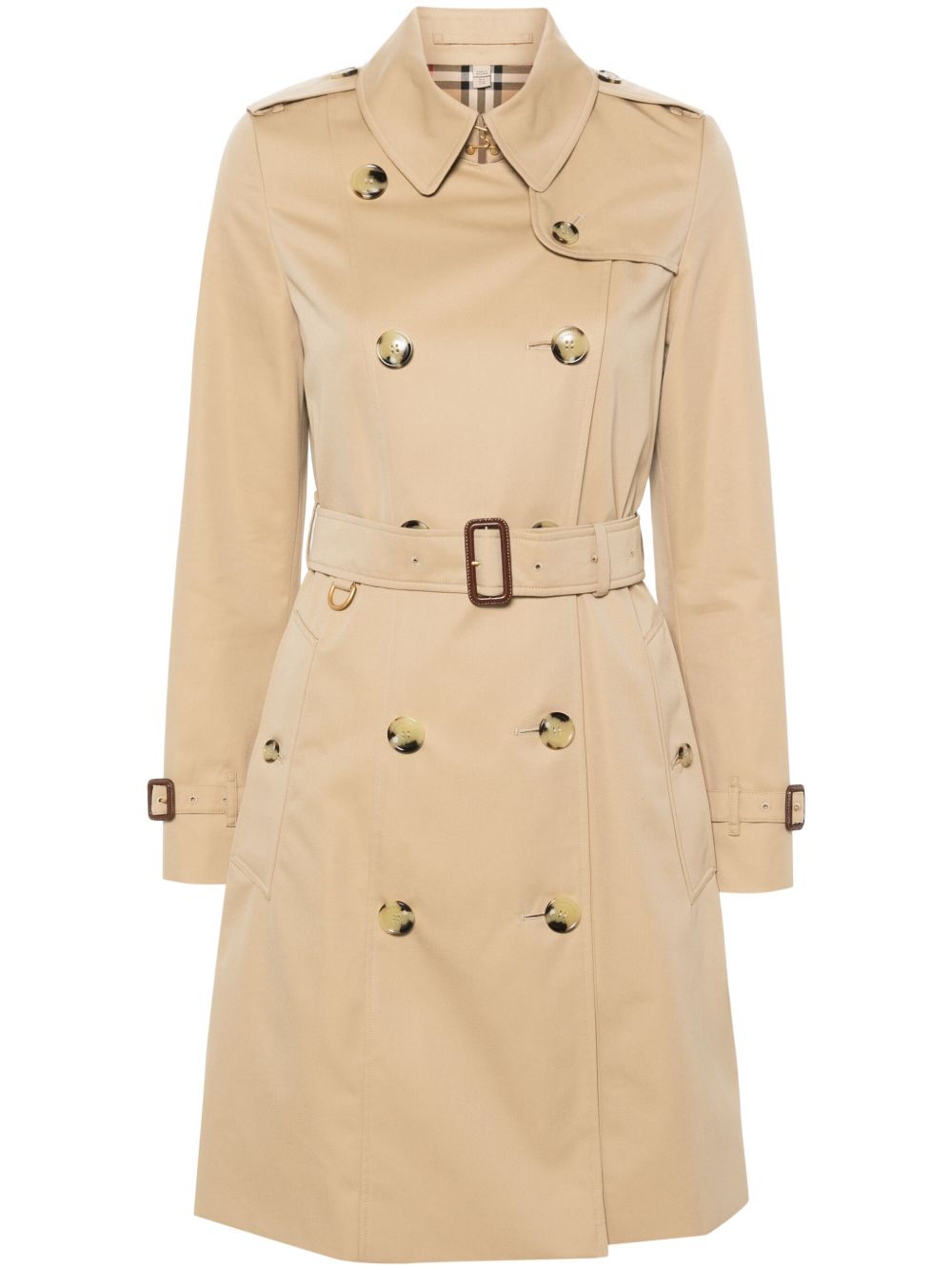 Burberry Chelsea Heritage 中长款风衣 - 中性色