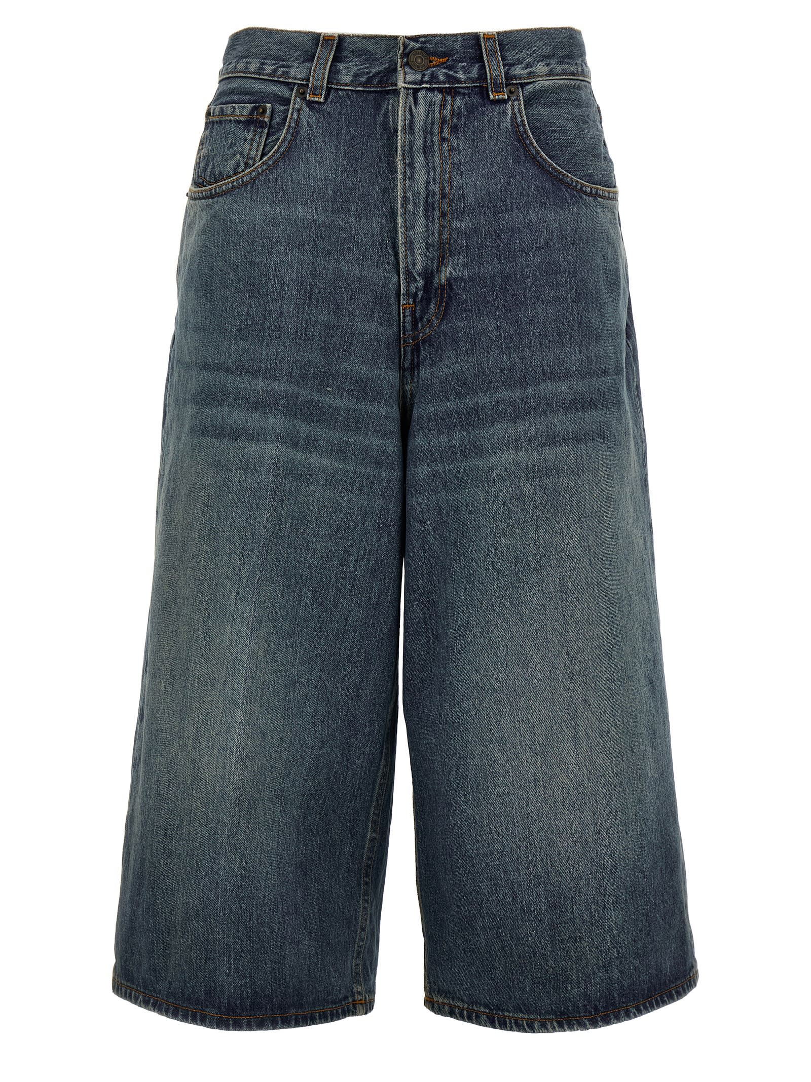Haikure belle Oil Blue Bermuda Shorts