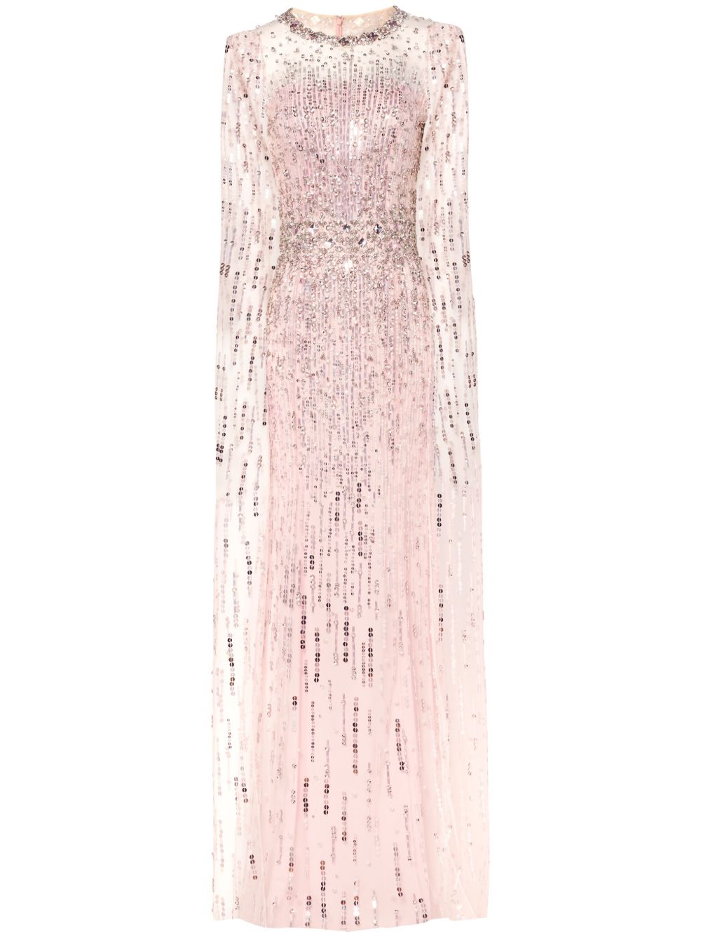 Jenny Packham Lux 亮片缀饰礼服 - 粉色