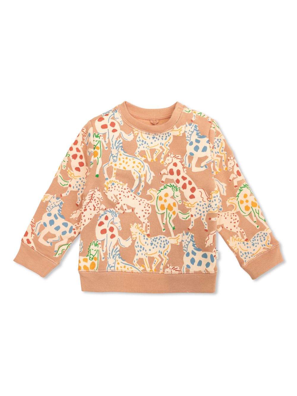 Stella McCartney Kids 图案印花卫衣 - 粉色