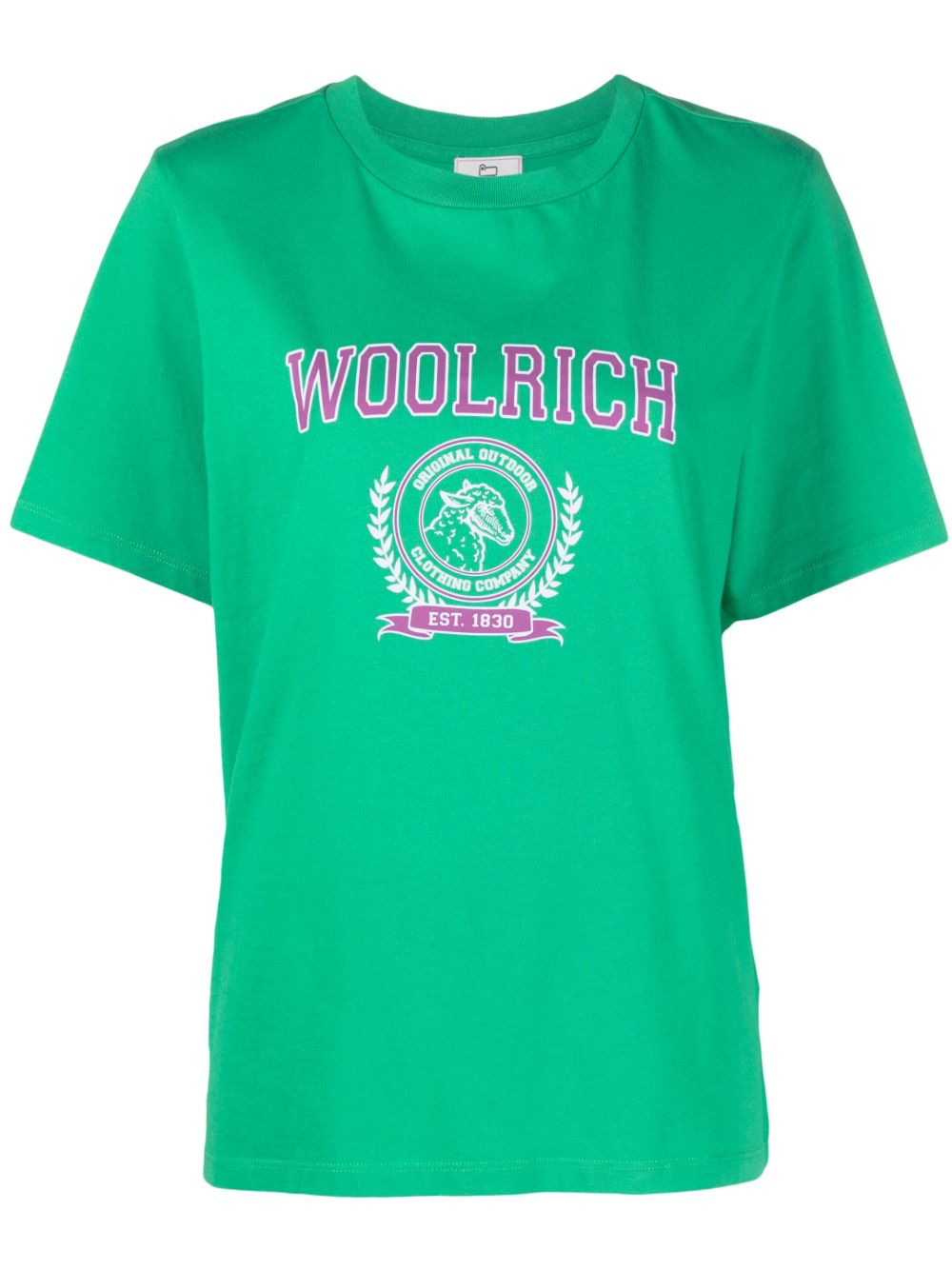 Woolrich Woolrich Ivy 棉T恤 - 绿色