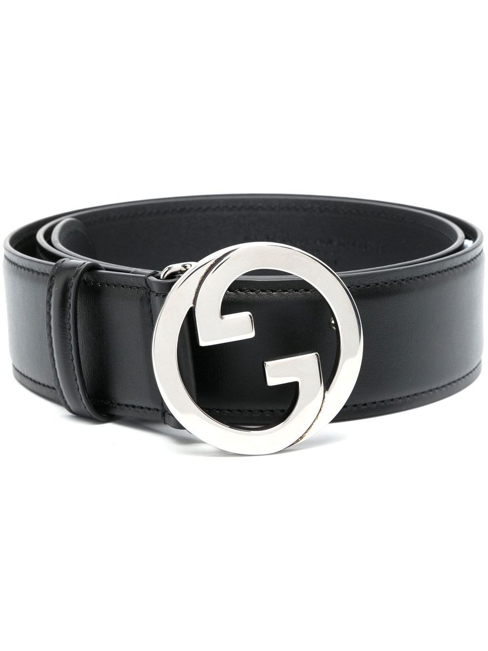 Gucci Blondie 皮质腰带 - 黑色