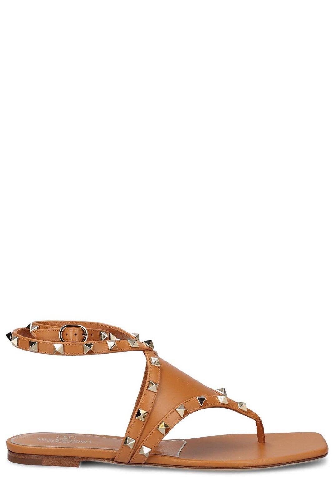 Valentino Garavani Rockstud露趾凉鞋