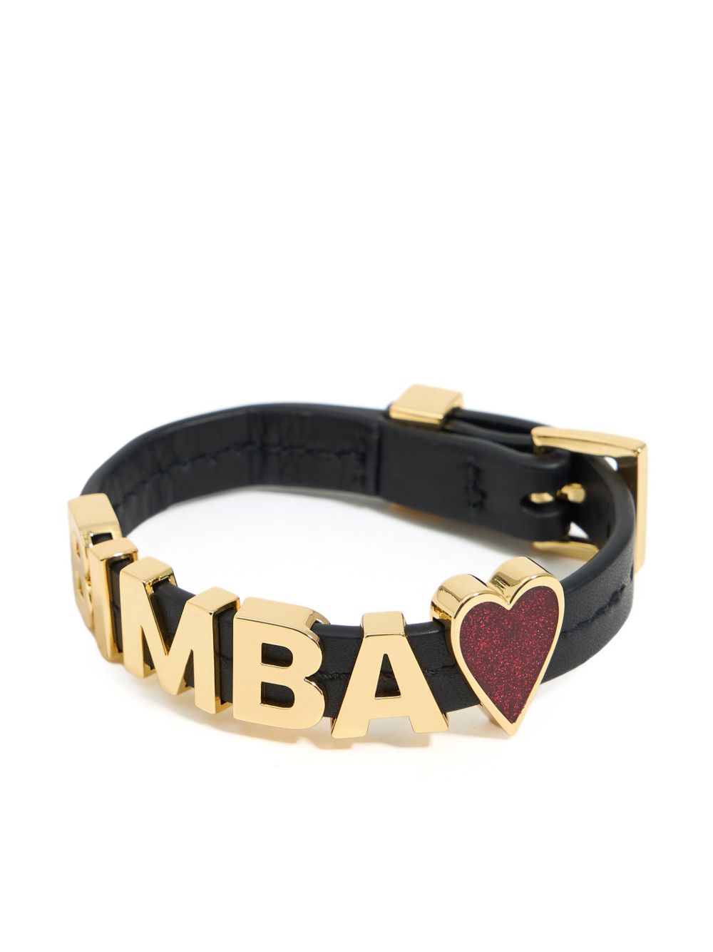 Bimba y Lola logo标牌手链 - 金色