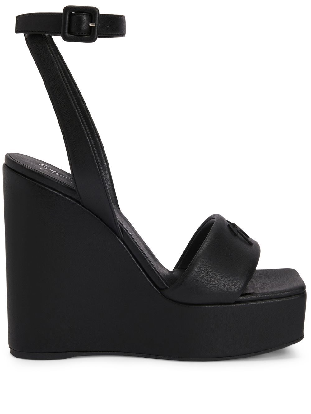 Giuseppe Zanotti Meissa 高坡跟凉鞋 - 黑色