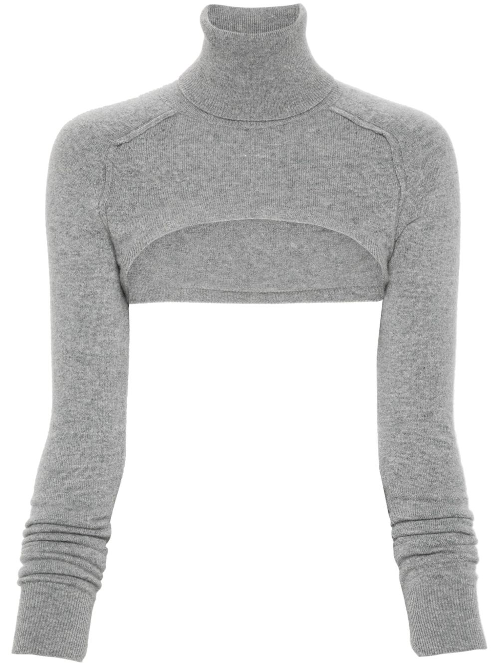 Ermanno Scervino 短款毛衣 - 灰色