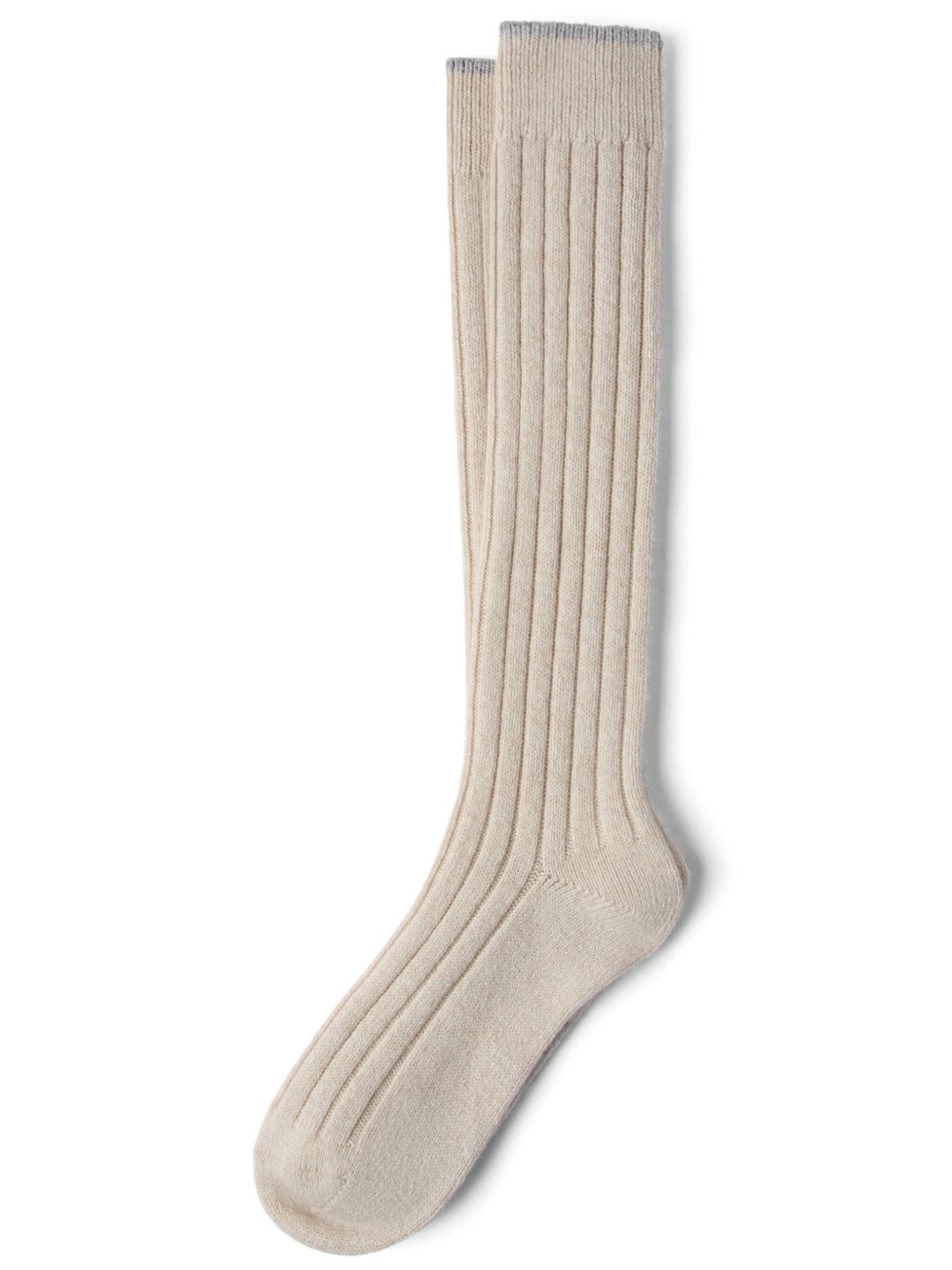 Brunello Cucinelli 经典羊绒针织袜 - 中性色
