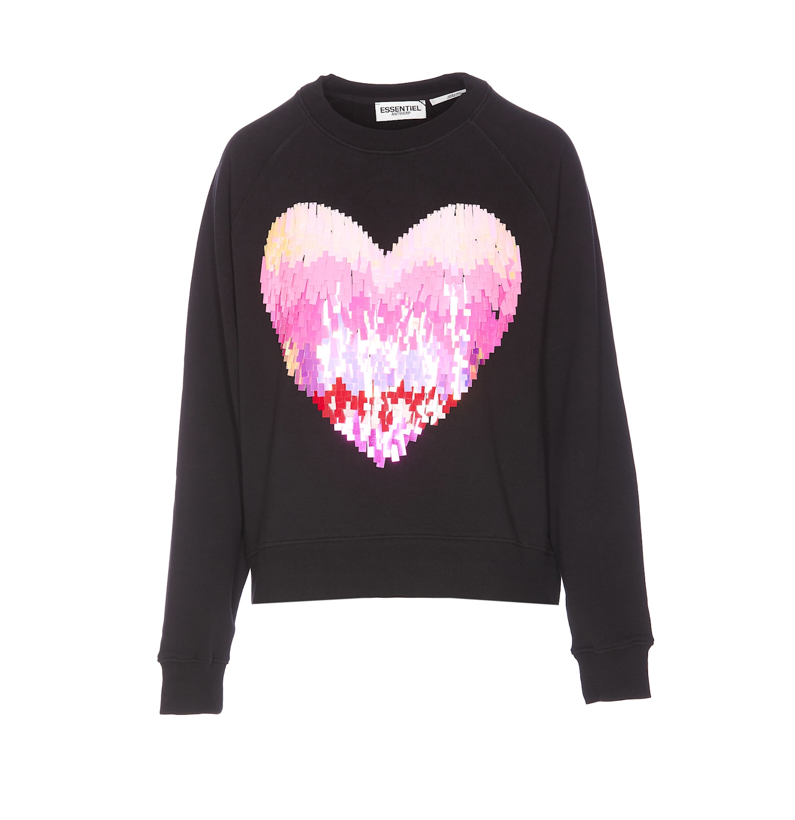 Essentiel Antwerp 有机棉亮片刺绣卫衣