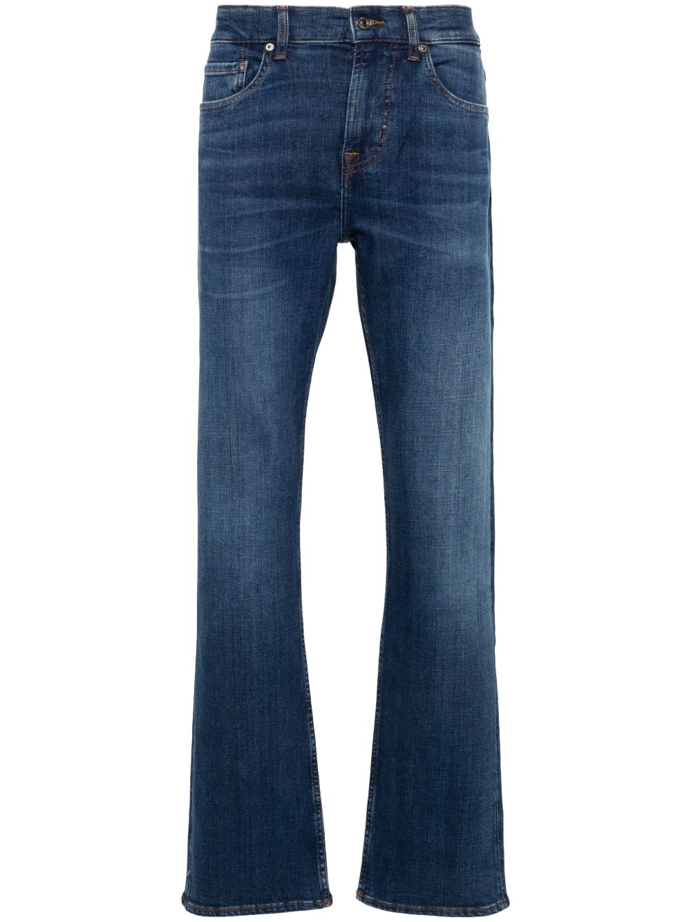 7 For All Mankind Brett 直筒牛仔裤 - 蓝色