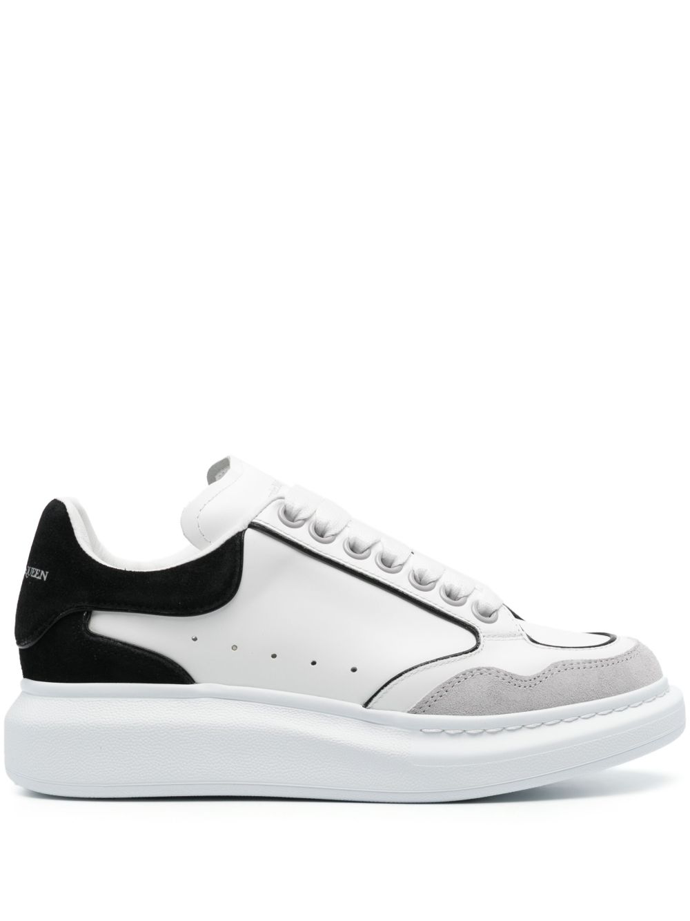 Alexander McQueen Oversize 皮质板鞋 - 白色