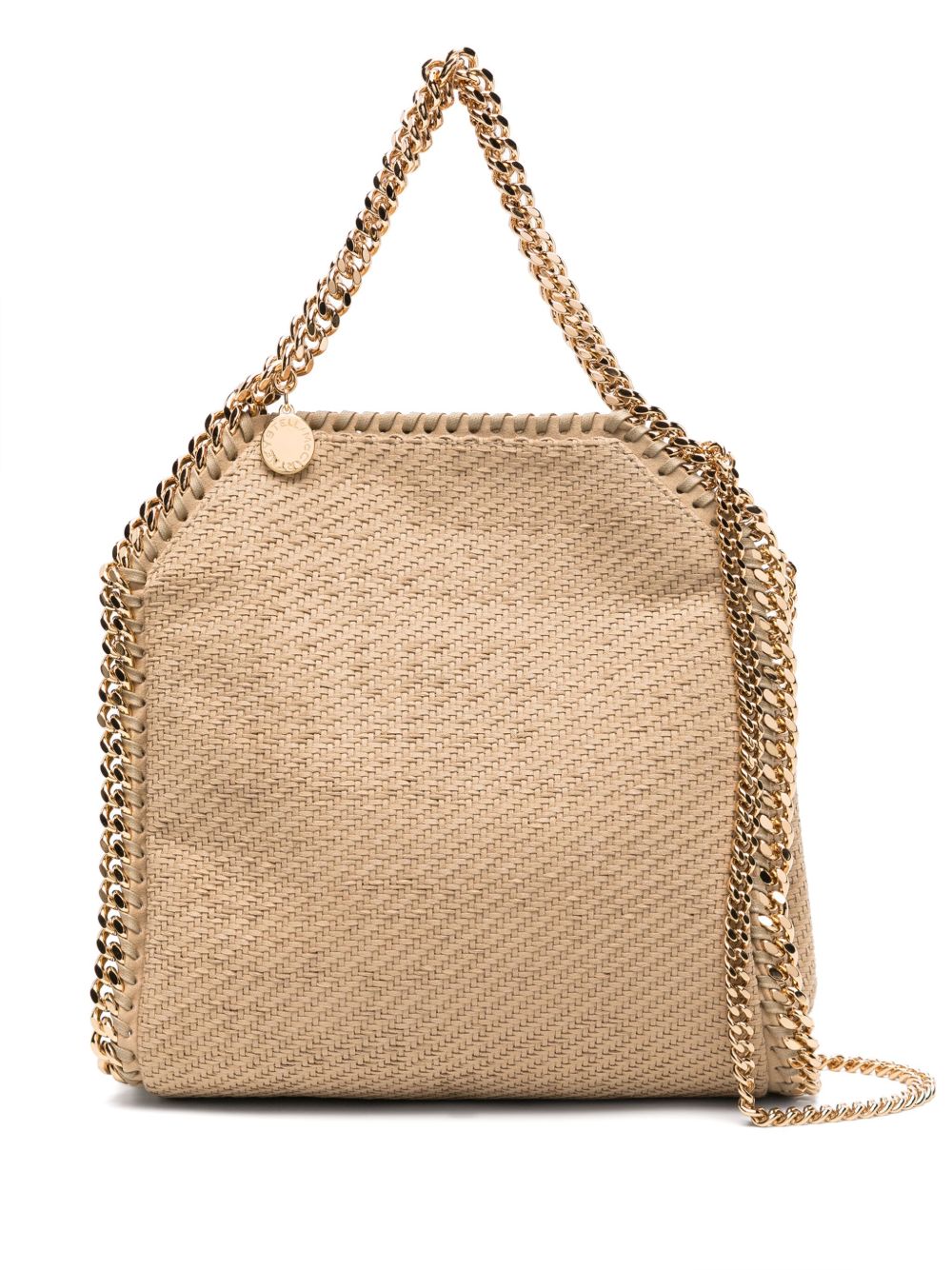 Stella McCartney Falabella 编织托特包 - 褐色