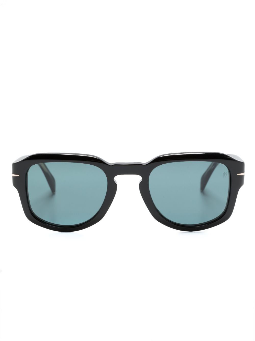 Eyewear by David Beckham 有色镜片方框太阳眼镜 - 黑色