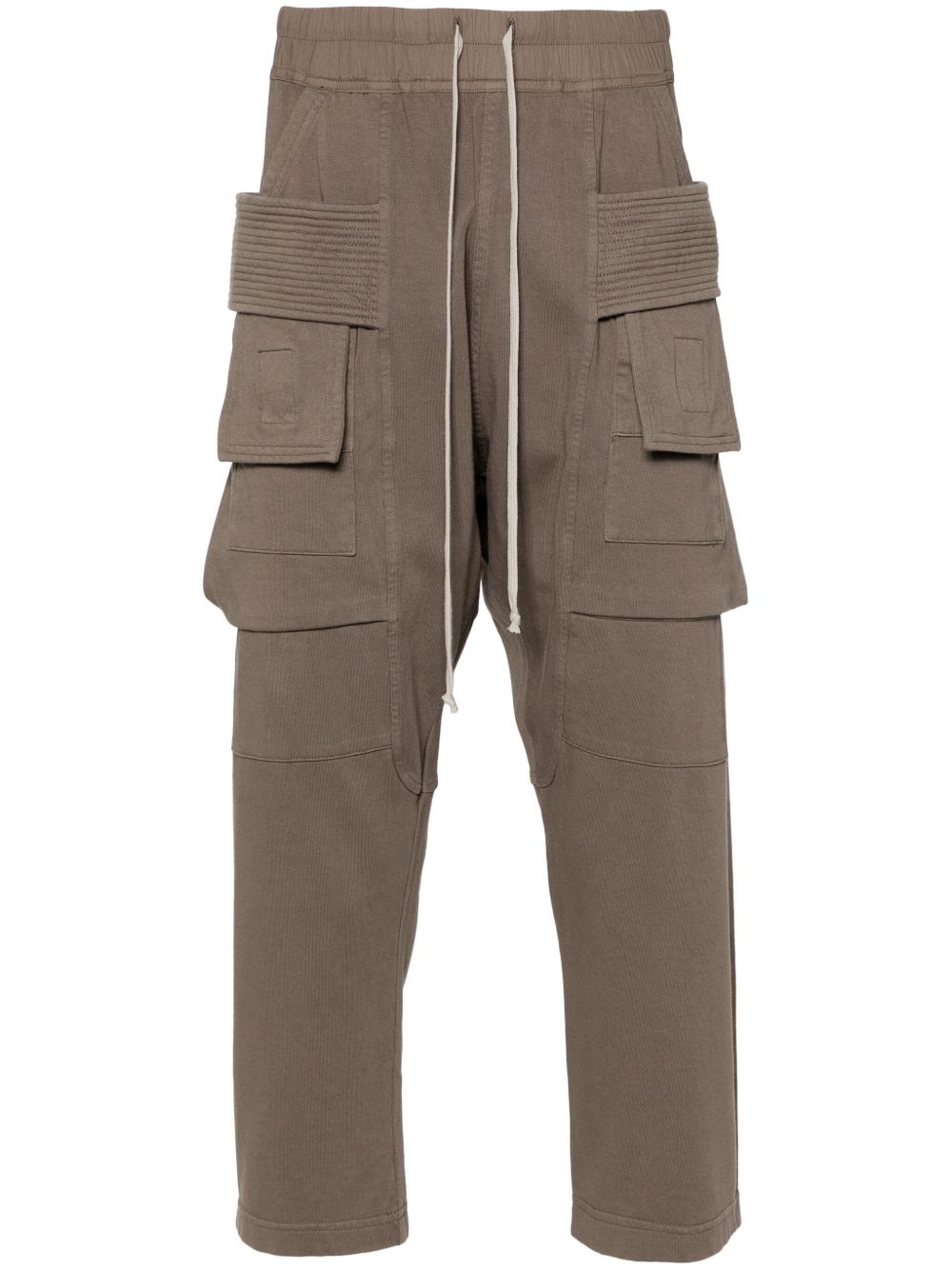 Rick Owens DRKSHDW Creatch 露踝工装裤 - 褐色