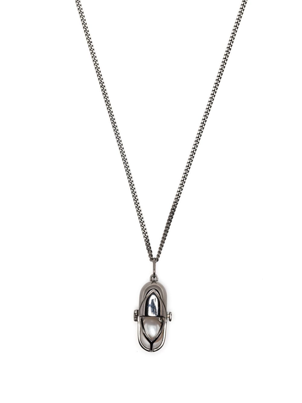 Capsule Eleven Capsule Pearl 吊饰项链 - 银色